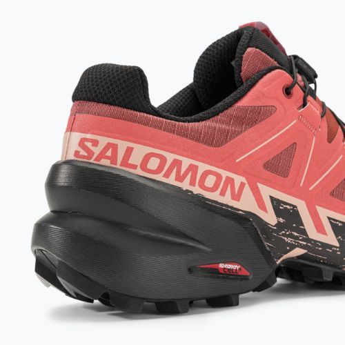 Дамски обувки за бягане Salomon Speedcross 6 от кравешка кожа/черно/английска роза