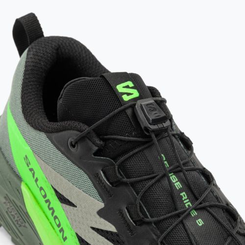 Мъжки обувки за бягане Salomon Sense Ride 5 black/laurel wreath/green gecko