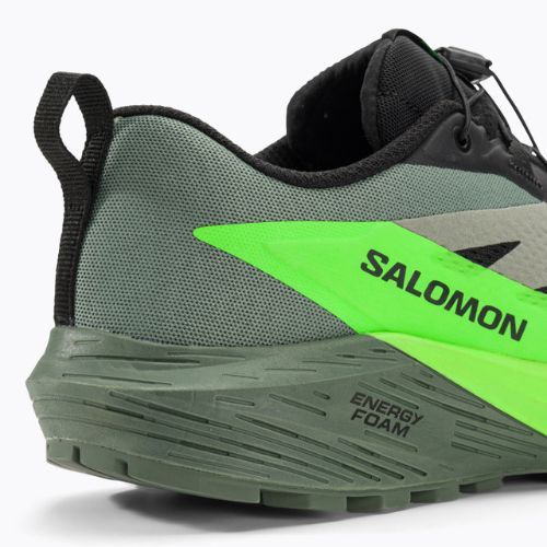 Мъжки обувки за бягане Salomon Sense Ride 5 black/laurel wreath/green gecko