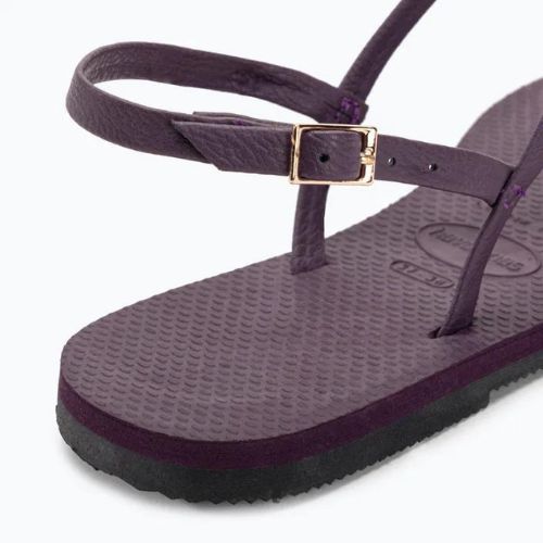 Дамски сандали Havaianas You Riviera лилаво/черно/златно