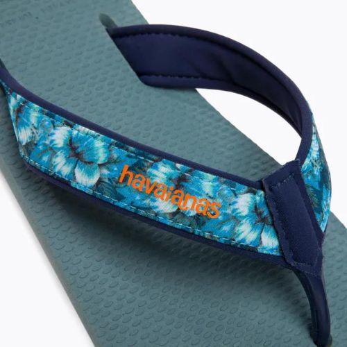 Мъжки джапанки Havaianas Surf Material silver/blue