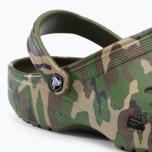 Crocs Classic Printed Camo Clog army green/multi джапанки