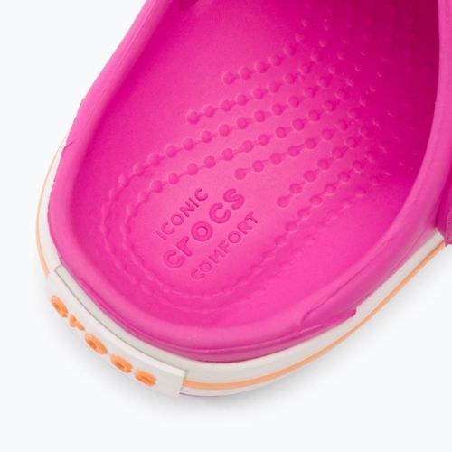 Crocs Kids Crocband Clog electric pink/cantaloupe джапанки