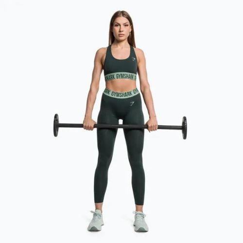 Gymshark Fit Sports зелен фитнес сутиен