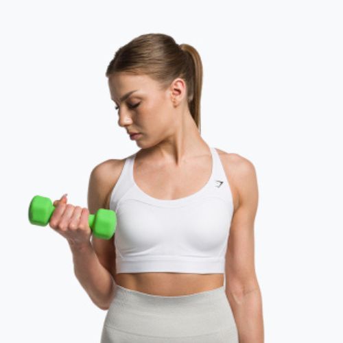Gymshark Racer Back Training Спортен фитнес сутиен бял