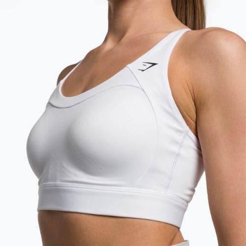 Gymshark Racer Back Training Спортен фитнес сутиен бял