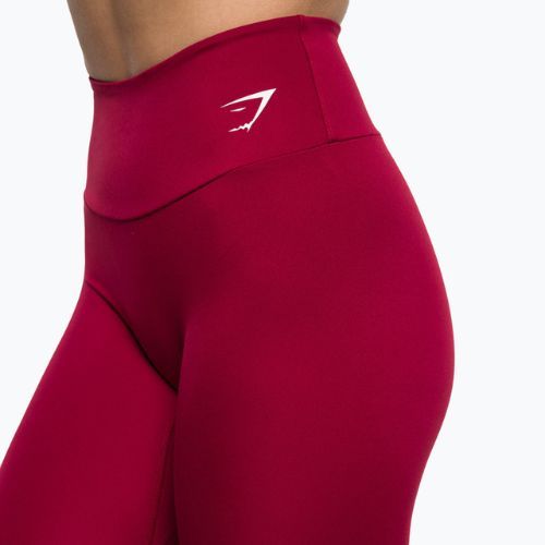 Дамски клинове Gymshark Training Full Lenght burgundy/white