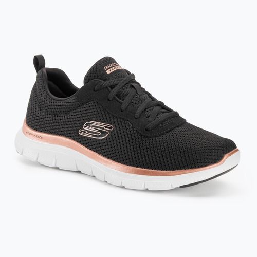 Дамски обувки за тренировка SKECHERS Flex Appeal 4.0 Brilliant View black/rose gold