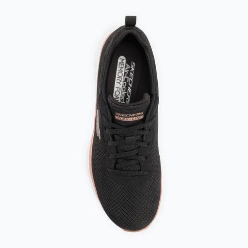Дамски обувки за тренировка SKECHERS Flex Appeal 4.0 Brilliant View black/rose gold