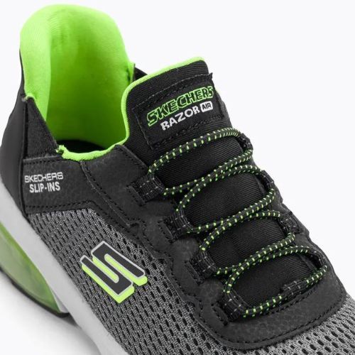 SKECHERS Slip-ins Razor Air Hyper-Brisk детски маратонки въглен/черно