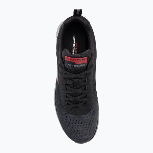 Мъжки обувки за тренировка SKECHERS Track Ripkent черни/въглени