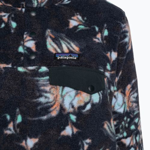 Дамски поларен суитшърт Patagonia LW Synch Snap-T P/O swirl floral/pitch blue