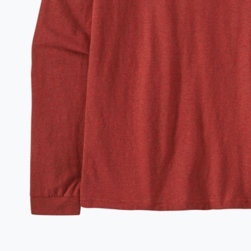 Дамска тениска за трекинг Patagonia P-6 Logo Responsibili-Tee LS burl red