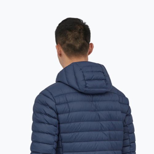 Мъжко пухено яке Patagonia Down Sweater Hoody new navy