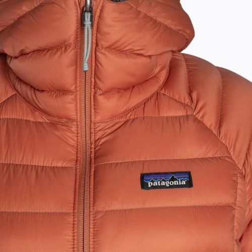 Дамско пухено яке Patagonia Down Sweater Hoody burl red