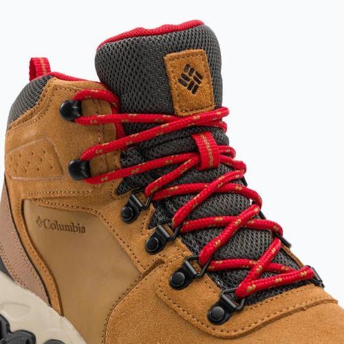 Columbia Newton Ridge Plus II Suede WP elk/mountain red мъжки ботуши за трекинг