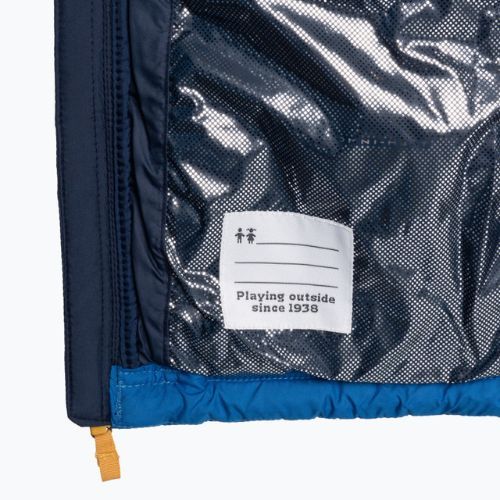 Детско пухено яке Columbia Powder Lite с качулка bright indigo/collegiate navy