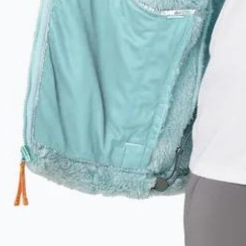Columbia Boundless Discovery Sherpa дамски суитшърт за трекинг aqua haze/sunset peach
