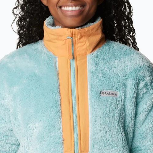 Columbia Boundless Discovery Sherpa дамски суитшърт за трекинг aqua haze/sunset peach