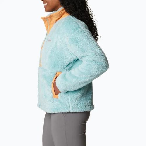 Columbia Boundless Discovery Sherpa дамски суитшърт за трекинг aqua haze/sunset peach