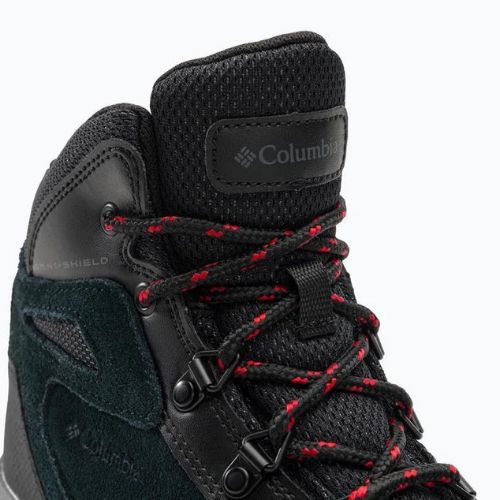 Детски туристически обувки Columbia Newton Ridge Amped black/mountain red