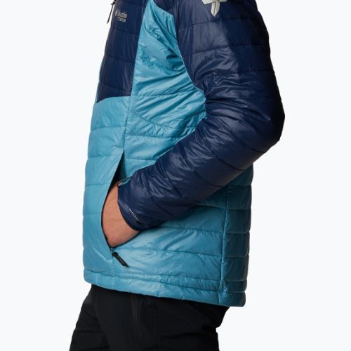 Мъжки пухени якета Columbia Platinum Peak с качулка shasta/collegiate navy