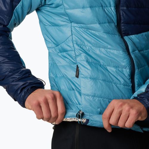 Мъжки пухени якета Columbia Platinum Peak с качулка shasta/collegiate navy