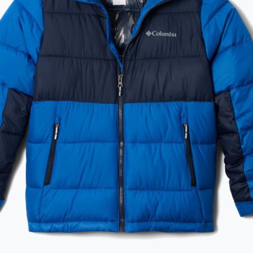 Детско пухено яке Columbia Pike Lake II с качулка bright indigo/collegiate navy