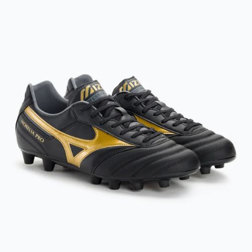 Мъжки футболни обувки Mizuno Morelia II PRO MD black/gold/dark shadow