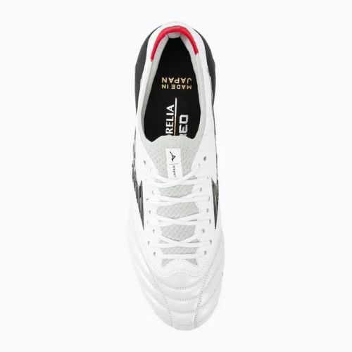 Mizuno Morelia Neo IV Beta JP MD мъжки футболни обувки бяло/черно/китайско червено