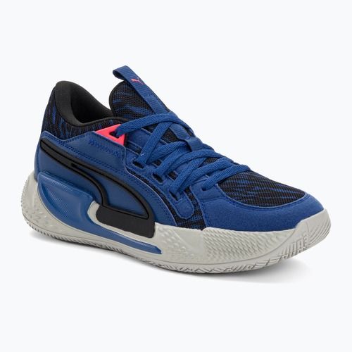 Мъжки баскетболни обувки PUMA Court Rider Chaos Clydes Closet clyde royal/harbor mist/puma black/fire orchid