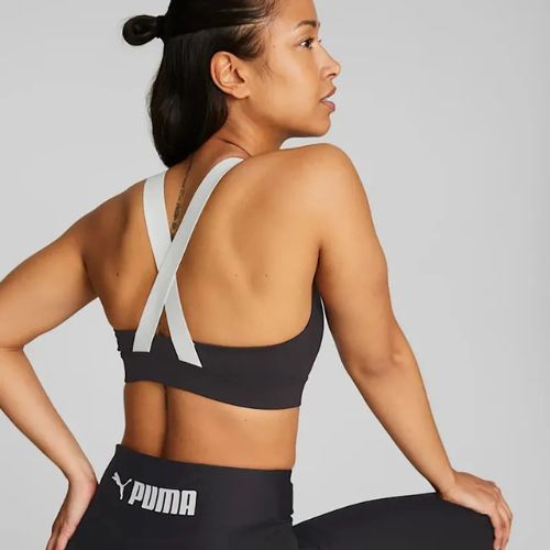 Фитнес сутиен PUMA Mid Impact Puma Fit puma black