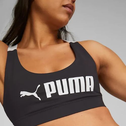 Фитнес сутиен PUMA Mid Impact Puma Fit puma black