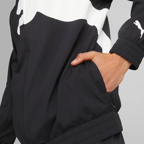 Мъжко яке за тренировка PUMA Train Big Cat Lined Woven puma black