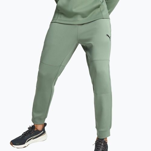 Мъжки тренировъчни панталони PUMA Fit Double Knit Jogger eucalyptus