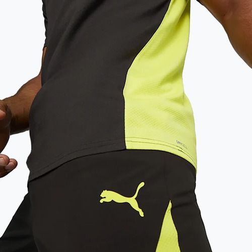 Мъжка тренировъчна тениска PUMA Fit Triblend Ultrabreathe puma black/yellow burst