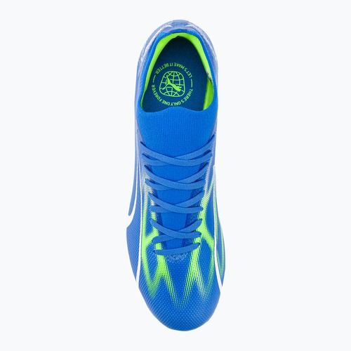 PUMA Ultra Match FG/AG мъжки футболни обувки ultra blue/puma white/pro green