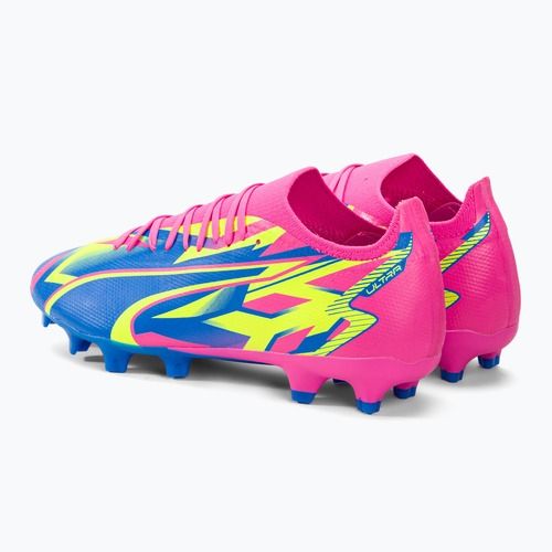 PUMA Ultra Match Energy FG/AG мъжки футболни обувки луминисцентно розово/жълто алармено/ултра синьо