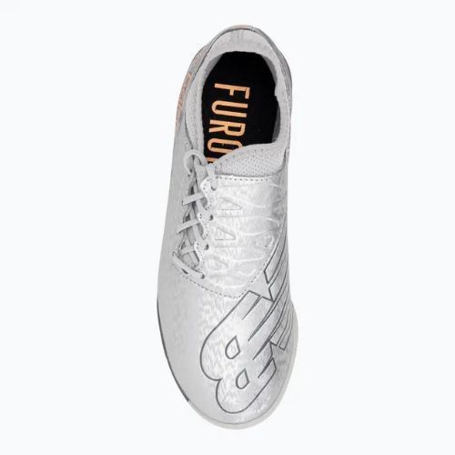 Детски футболни обувки New Balance Furon V7 Dispatch TF Jr silver