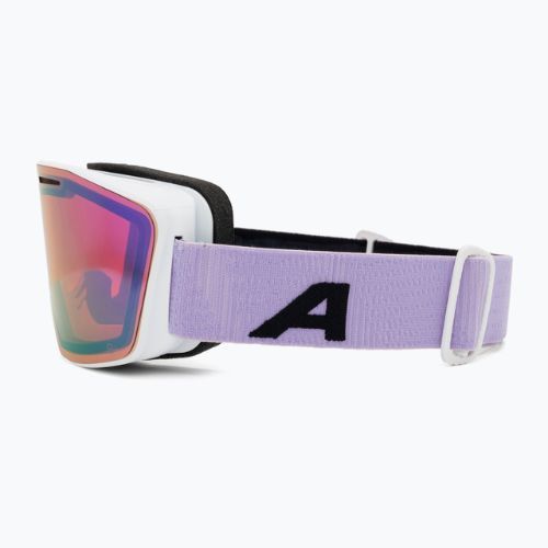 Ски очила Alpina Nendaz Q-Lite S2 white/lilac matt/lavender