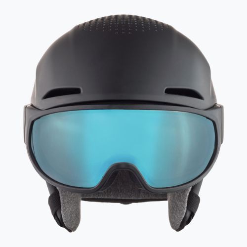 Ски каска Alpina Oro QV Mips черна матова/ледено синя