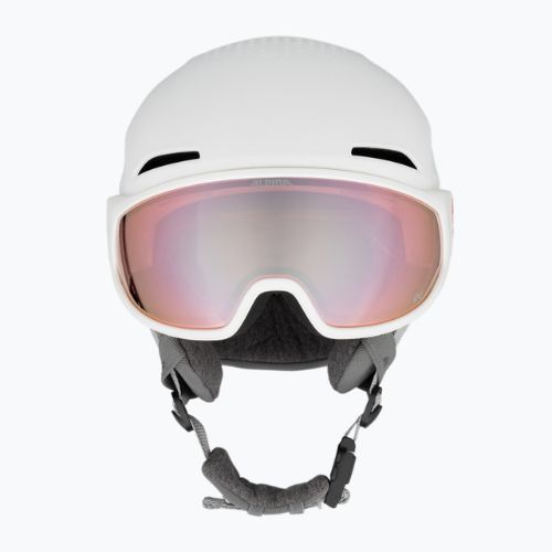 Ски каска Alpina Oro QV Mips бял мат/водно розово