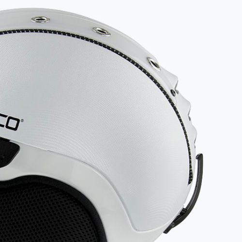 Ски каска CASCO SP-2 Photomatic Visor структуриран бял гланц