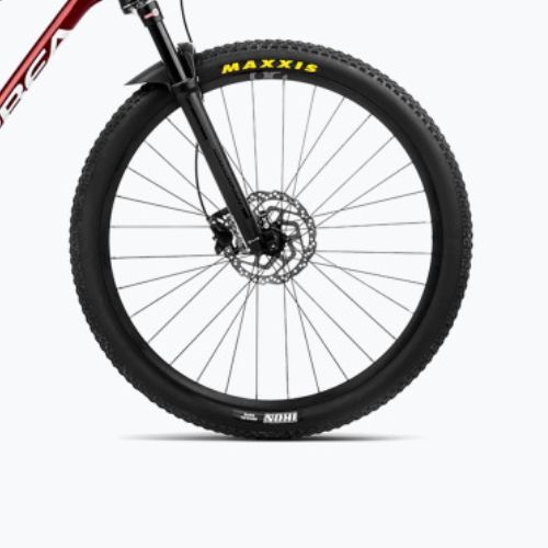Orbea Alma H30 2023 металик тъмно червено/шантаво бяло планински велосипед