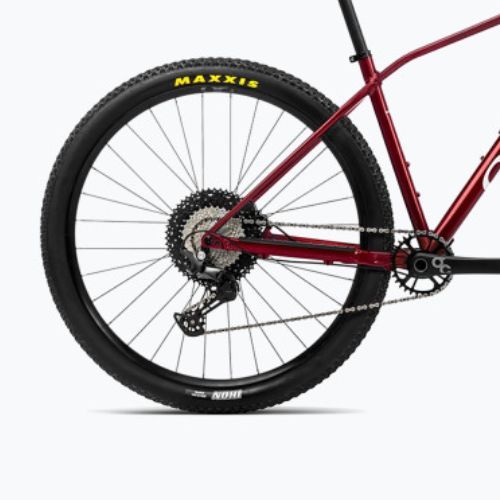 Orbea Alma H30 2023 металик тъмно червено/шантаво бяло планински велосипед