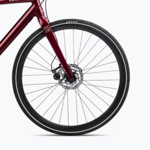 Градски велосипед Orbea Vector 30 2023 металик тъмночервен