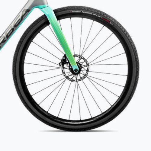 Orbea Terra M31e Team 1X 2023 камък сребро/ледено зелено велосипед за чакъл