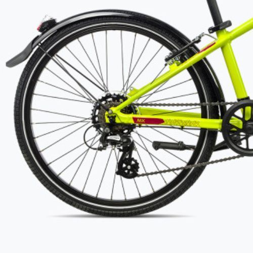 Детски велосипед Orbea MX 24 Park 2023 лайм зелено/червена диня