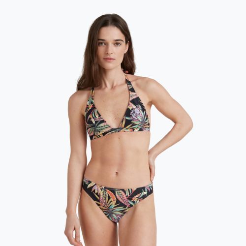 Дамски бански костюм от две части O'Neill Marga Rita Bikini black tropical flower