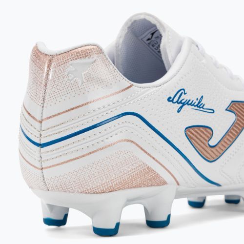 Мъжки футболни обувки Joma Aguila FG white/gold